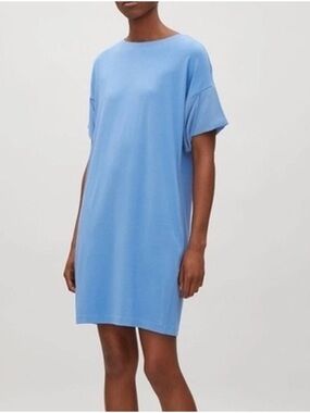 COS Midi Dress in Bright Blue